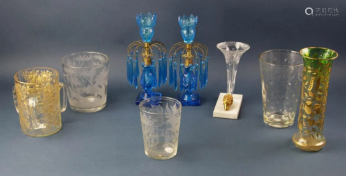Assorted 19thC English Glassware