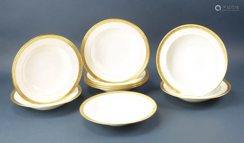 Minton Large Rimmed Soup Bowls