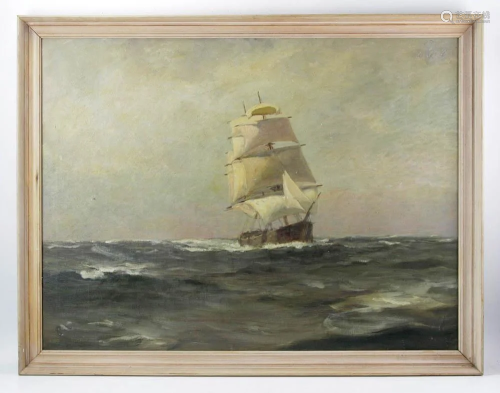 Walter Lofthouse Dean, Square Rigger Under Sail