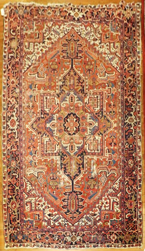 Antique Persian Heriz Rug