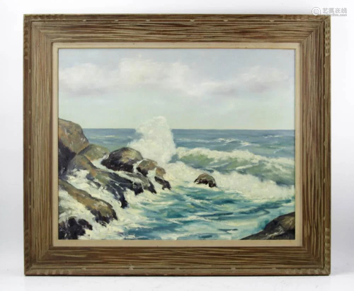 S. Littlefield, Seascape, Oil on Canvas