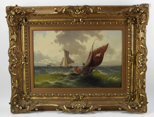 19thC Dutch School Oil on Canvas