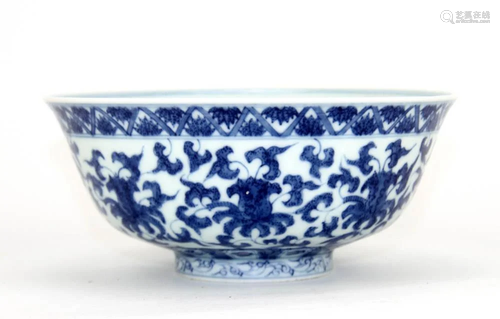 Chinese Blue and White Bowl