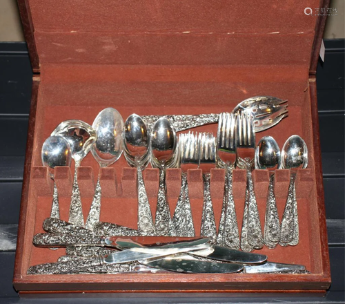 Godinger Silver Plate Flatware, Service for Twelve