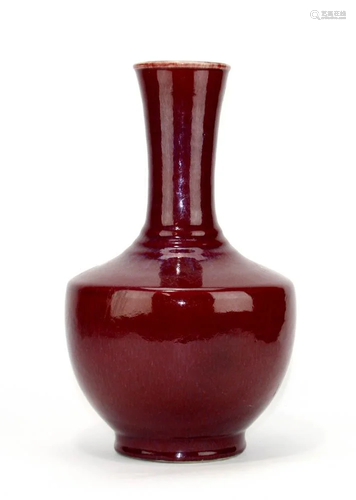 Chinese Red Glaze Vase