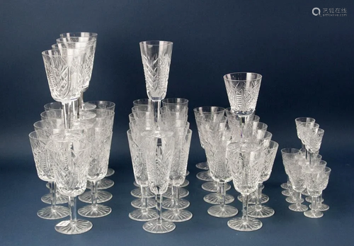 Waterford Crystal Stemware, Clare Pattern