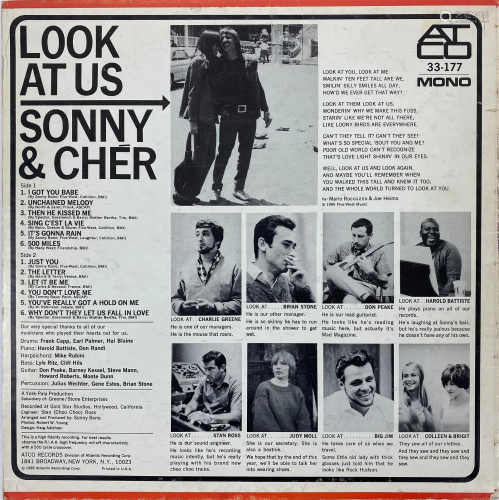 Sonny and Cher Look at Us Vinyl Record