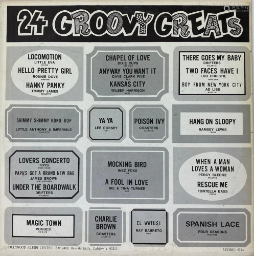 Various 24 Groovy Greats Record