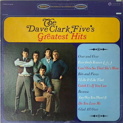 The Dave Clark Fives Greatest Hits Vinyl Record
