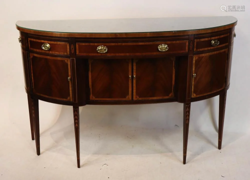 Old Hickory Federal-style Inlaid Mahogany Sideboard