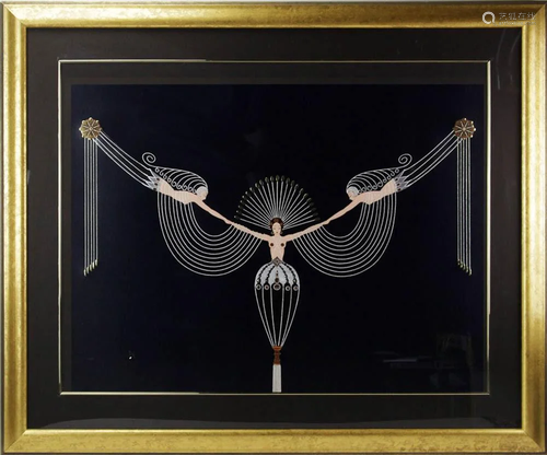 Erte, The Necklace, Serigraph