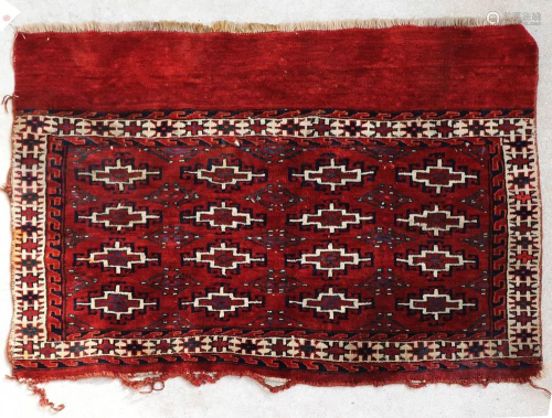 Antique Turkoman Bagface Rug