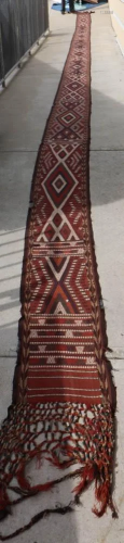 Antique Afghanistan Woven Tent Border