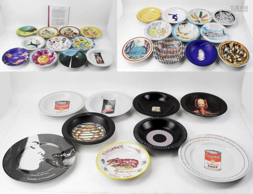 Collection of Buon Ricordo Restaurant Bowls, Plates