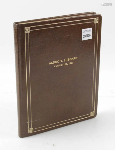 Aldro T. Hibbard 75th Birthday Book, Artists Signatures