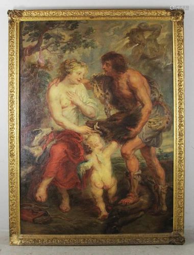 In the Manner of Peter Paul Rubens, Mythological Figures