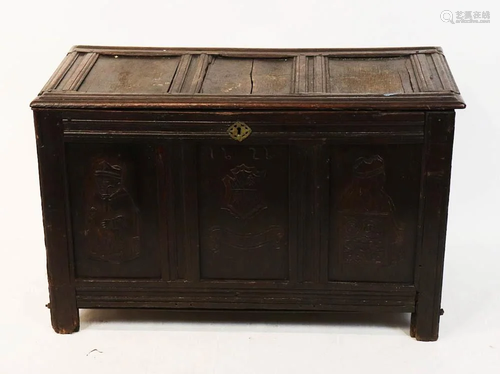 18thC English Oak Coffer