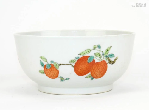 Chinese Famille Rose Porcelain Bowl