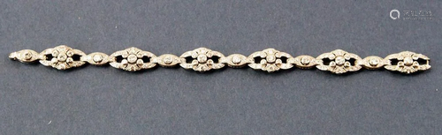 18k White Gold and Diamond Bracelet