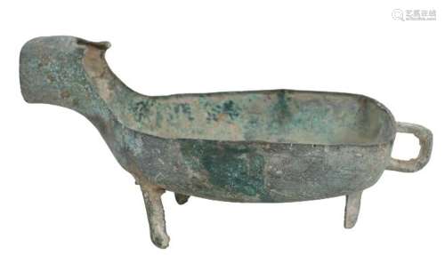 Chinese Archaic Bronze Pouring Vessel