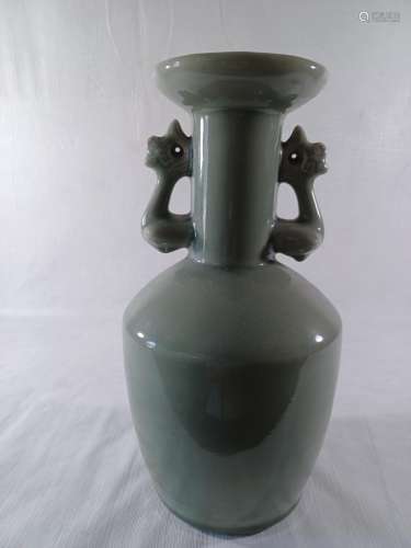Chinese Antique Longquan Celadon Vase