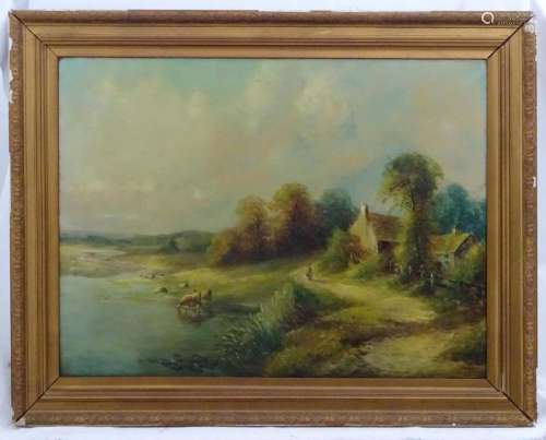 Indistinctly signed F. Ball, 19th century, Oil on canvas, A ...
