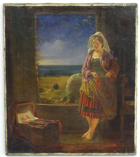 William Mulready (1786-1863), Oil on canvas, An interior sce...