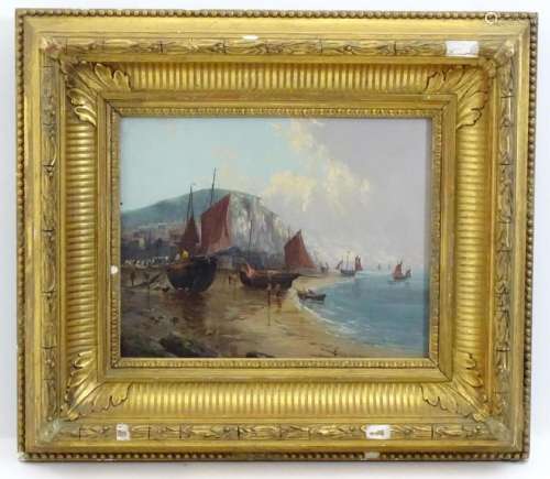 Manner of William Thornley (1857-1935), Oil on board, Hastin...