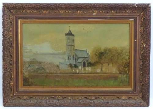 M. Scott, 19th century, Oil on canvas, Oaks Church, Charnwoo...
