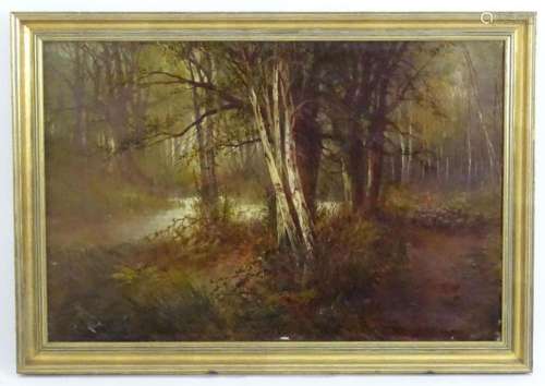 Indistinctly signed Frank Hicks ?, 19th century, Oil on canv...