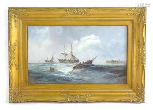 Manner of Charles Bentley (1809-1856), Marine School, Oil on...