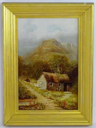 Bessie Duncan, Early 20th century, Oil on canvas, A highland...