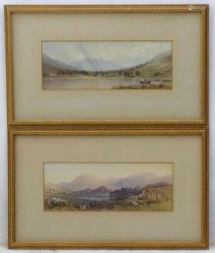 Ebenezer Alfred Warmington (1830-1903), Watercolours, A pair...