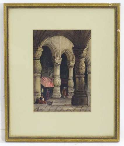 Manner of Samuel Prout (1783-1852), 19th century, Watercolou...