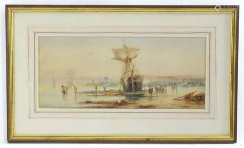 William Calcott Knell (1830-1880), Marine School, Watercolou...