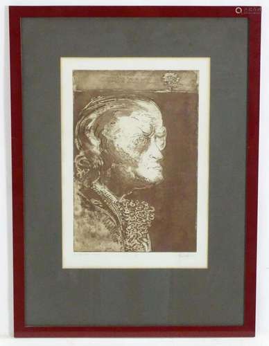 John William Mills (b. 1933), Limited edition etching, Willi...