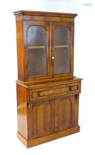 An early / mid 19thC mahogany bookcase of exceptional qualit...