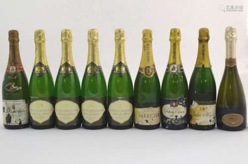 Champagne / Sparkling Wine : Four 75cl bottles of champagne,...