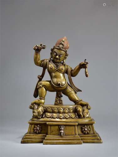 11-12世紀 黃銅金剛手菩薩