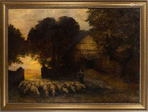 signed Richter, 19th century, Shep