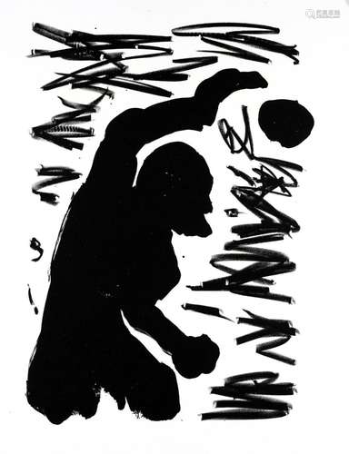 A.R. Penck (1939-2017), three lith