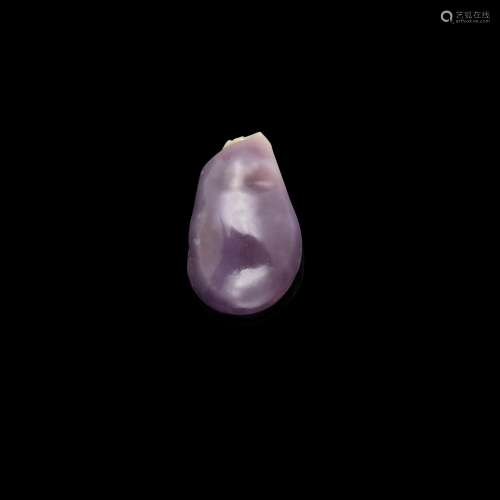 Non-nacreous Purple Pearl--Quahog Pearl