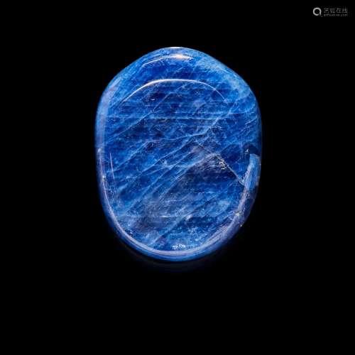 Blue Sapphire Worry Stone--A MEMBER OF THE 100 CARATS CLUB