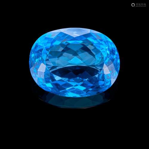 Blue Topaz--A MEMBER OF THE 100 CARATS CLUB