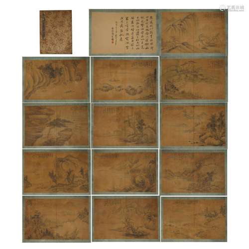 Zhang Daqian, Chinese Arhat Painting Hand Scroll