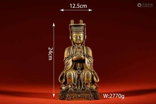 Gilt-Bronze Statue of Emperor Zhenwu