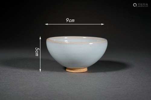 Jun Ware White Glaze Tea Cup