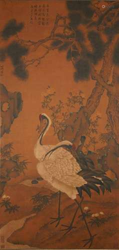 Lv Ji, Chinese Crane Painting