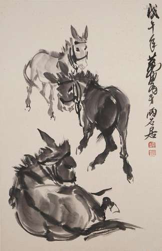 Huang Zhou, Chinese Donkey Painting