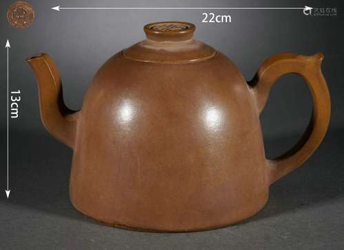 Chinese Bell-Shape Purple Sand Pot